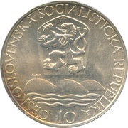 10 Korun Bratislava University obverse image