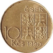 10 Korun T. G. Masaryk obverse image