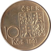 10 Korun M. R. Štefánik obverse image
