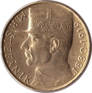 10 Korun M. R. Štefánik, Czechoslovakia, 1991-1993 reverse image