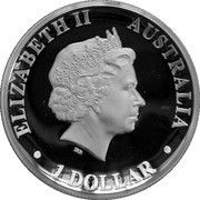 1 Dollar - Elizabeth II 4th Portrait - Kangaroo - Silver Proof - High Relief obverse image