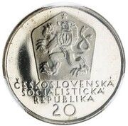 20 Korun Andrej Sladkovič obverse image