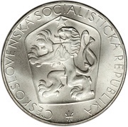 25 Korun Czech Liberation obverse image
