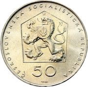 50 Korun Communist Party obverse image