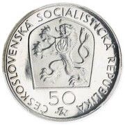 50 Korun Death of J.V.Myslbek obverse image