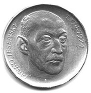 50 Korun Janko Jesenský, Czechoslovakia, 1974 reverse image