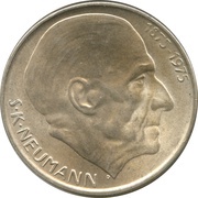50 Korun Stanislav Kostka Neumann, Czechoslovakia, 1975 reverse image
