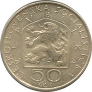 50 Korun Zdeněk Nejedlý obverse image