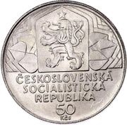 50 Korun Communist Party Congress obverse image