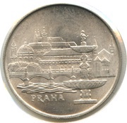 50 Korun Prague, Czechoslovakia, 1986 reverse image
