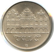 50 Korun Telč, Czechoslovakia, 1986 reverse image