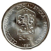50 Korun Prague Zoo - Horse Prevalsky obverse image