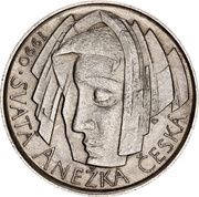 50 Korun St. Agnes, Czechoslovakia, 1990 reverse image