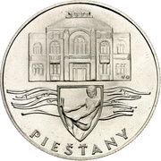 50 Korun Piešťany, Czechoslovakia, 1991 reverse image