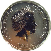 1 Dollar - Elizabeth II 4th Portrait - Sydney New Year's Eve obverse image