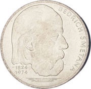 100 Korun Bedřich Smetana reverse image