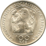 100 Korun Janko Kráľ obverse image