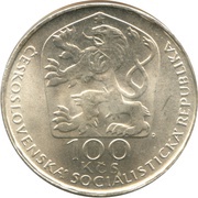 100 Korun Václav Hollar obverse image