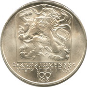 100 Korun Ján Botto obverse image