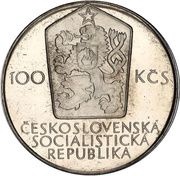 100 Korun Spartakiade Games obverse image