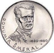 100 Korun Bohumír Šmeral, Czechoslovakia, 1980 reverse image
