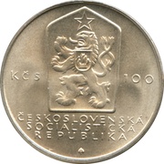 100 Korun Karl Marx obverse image
