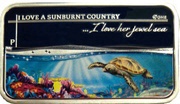 1 Dollar - Elizabeth II 4th Portrait - ... I love her jewel sea, Australia, 2015 reverse image