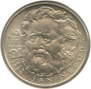 100 Korun Jan Neruda reverse image