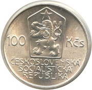 100 Korun Karel Hynek Mácha obverse image