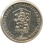 100 Korun Martin Benka obverse image