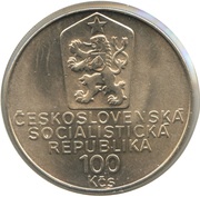 100 Korun Karel Čapek obverse image