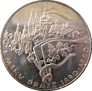 100 Korun 1st May, Czechoslovakia, 1990 reverse image