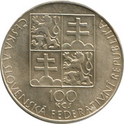100 Korun Bohuslav Martinů obverse image