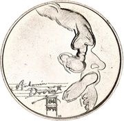 100 Korun Antonín Dvořák, Czechoslovakia, 1991 reverse image