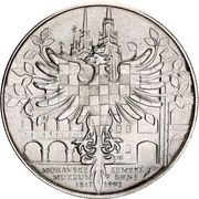 100 Korun Moravian Museum in Brno reverse image