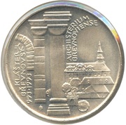 100 Korun Břevnov Monastery, Czechoslovakia, 1993 reverse image