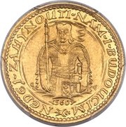 1 Ducat With serial numbers reverse image