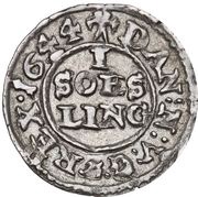 1 Søsling Lybsk - Christian IV reverse image