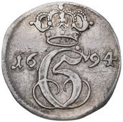 2 Skilling Dansk - Christian V obverse image