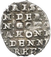 2 Skilling Lybsk - Christian IV Wire money reverse image