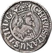 1⁄16 Reichs Thaler - Christian IV Legend type I obverse image