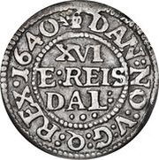 1⁄16 Reichs Thaler - Christian IV Legend type I reverse image