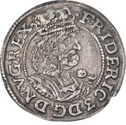 1⁄16 Thaler - Frederik III Roman style bust obverse image