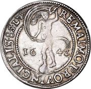 8 Skilling Lybsk - Christian IV Type 2, Denmark, 1642 reverse image