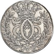 2 Mark Dansk - Christian V Type II; laurel wreath obverse image