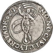 ½ Speciedaler - Christian IV Standing King type, Denmark, 1623-1625 reverse image