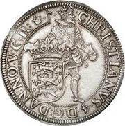 1 Speciedaler - Christian IV Standing King - Type 1a obverse image