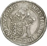 1 Speciedaler - Christian IV Standing King - Type 2 obverse image