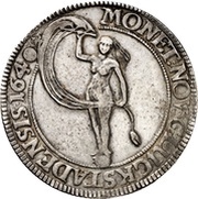 1 Speciedaler - Christian IV King bust; type 1, Denmark, 1640 reverse image