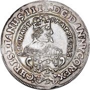1 Speciedaler - Christian IV King bust; type 3 obverse image